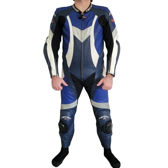 Teknic Other - Teknic Chicane Leather One Piece Motorcycle Track Racing Suit Purple Size 44
